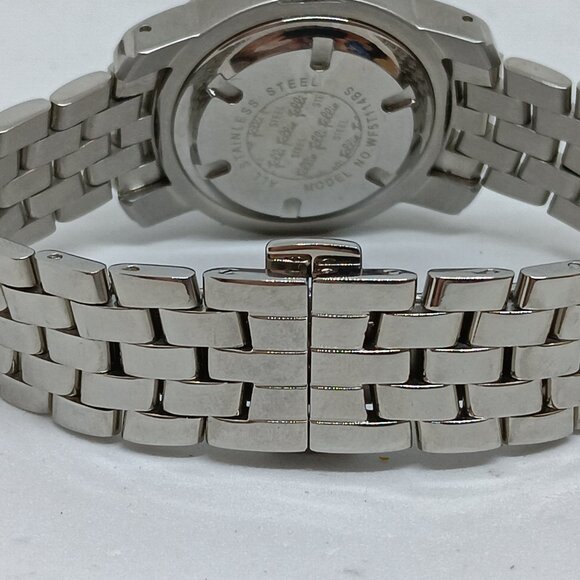 VINTAGE Folli Follie WF5T114BS Women's 33mm Crystal Accent S/Steel Quartz Watch - Picture 7 of 12
